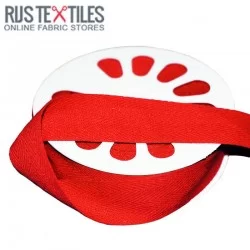 Keperband Katoen Rood 25mm