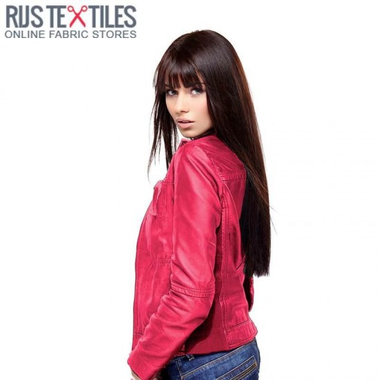 Leather Fabric Fuchsia Leather Fabric Fuchsia