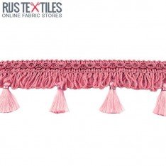 Quaste Trim Dark Pink 5cm