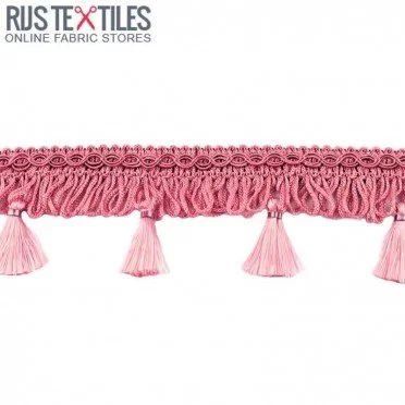 Quaste Trim Dark Pink 5cm - (Quaste Trim)