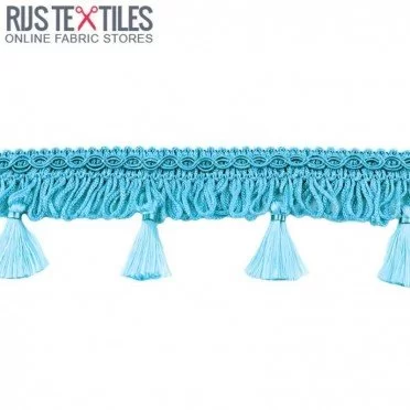 Nastro Frangia Della Nappa Acqua 5cm - (Nastro Frangia Della Nappa)