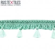 Nastro Frangia Della Nappa Menta 5cm Nastro Frangia Della Nappa Menta 5cm