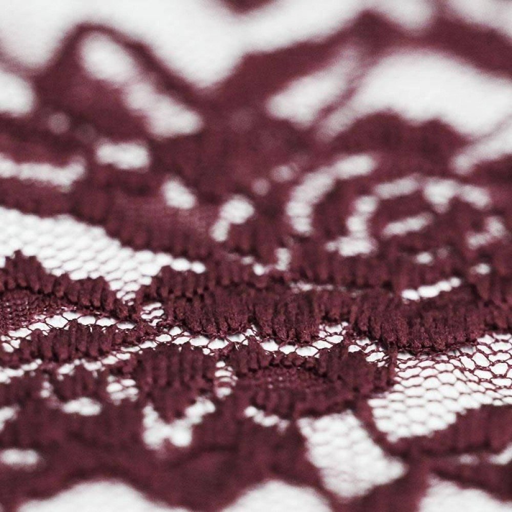 Spitzenstoff Stretch Bordeaux Spitzenstoff Stretch Bordeaux - (Spitzenstoff)
