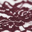 Tessuto Pizzo Stretch Bordeaux  - (Pizzo Tessuto)