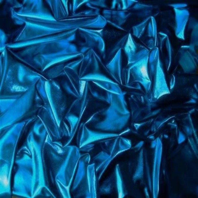 Lame Stretch Aqua - (Lame Fabric)
