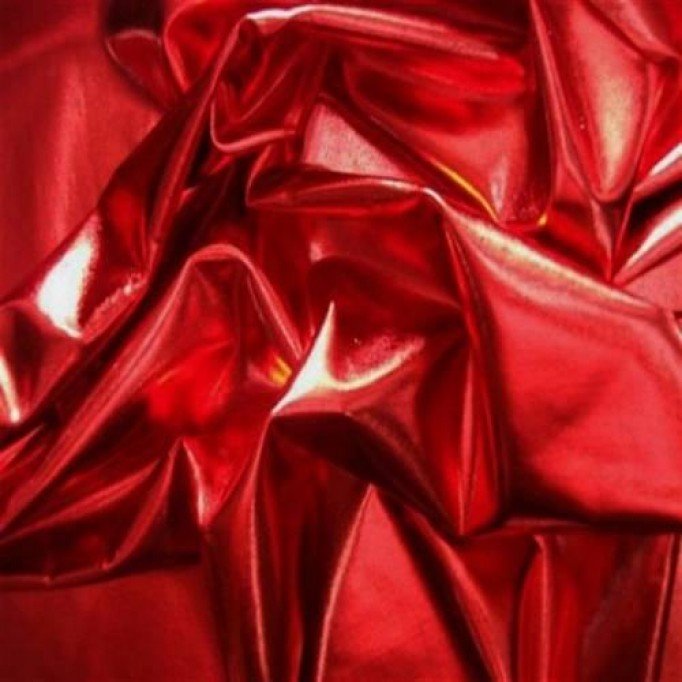 Lame Stretch Red - (Lame Fabric)