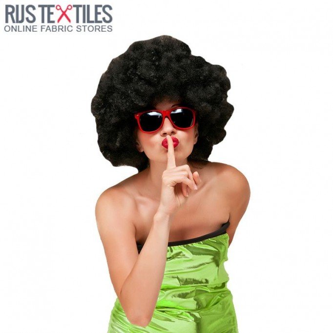 Tissu Lamé Stretch Vert Lime  - (Lamé Tissu)