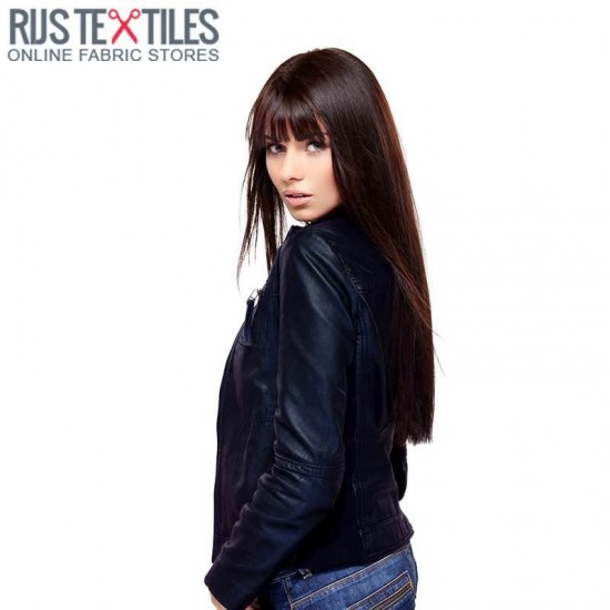 Leather Fabric Navy Leather Fabric Navy