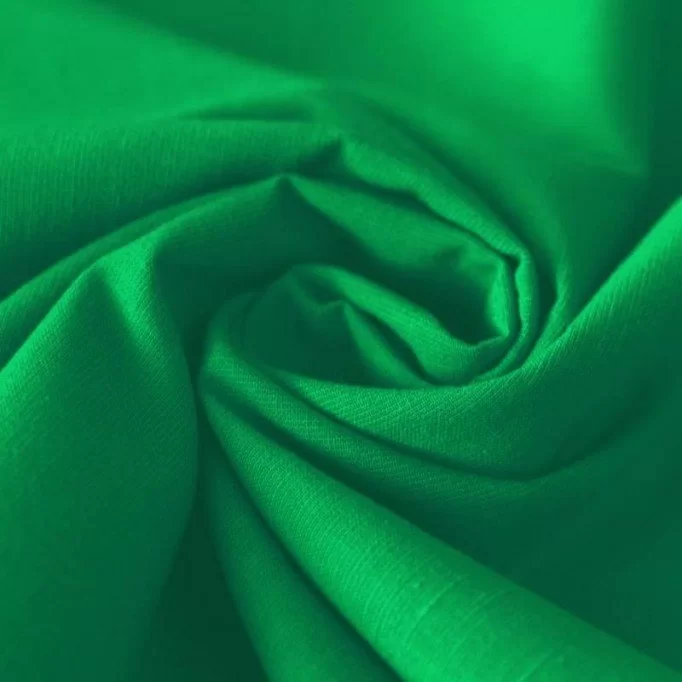 Linen Deluxe Fabric Emerald Green - (Fashion Fabrics)