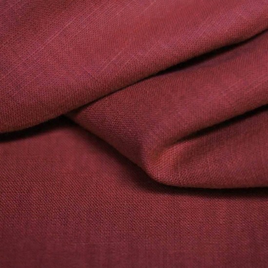 Linen Fabric Bordeaux Linen Fabric Bordeaux