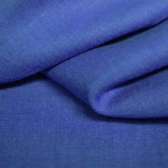 Linen Fabric Cobalt Linen Fabric Cobalt