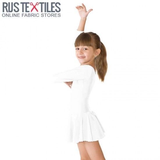 Lycra Fabric (Mat) White Lycra Fabric (Mat) White