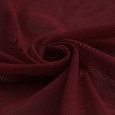 Mesh Fabric Stretch Bordeaux