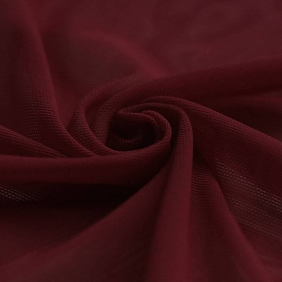 Mesh Fabric Stretch Bordeaux Mesh Fabric Stretch Bordeaux