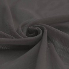 Mesh Fabric Stretch Dark Grey