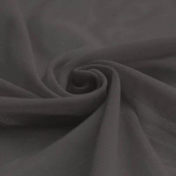 Mesh Stoff Stretch Dunkelgrau  Mesh Stoff Stretch Dunkelgrau