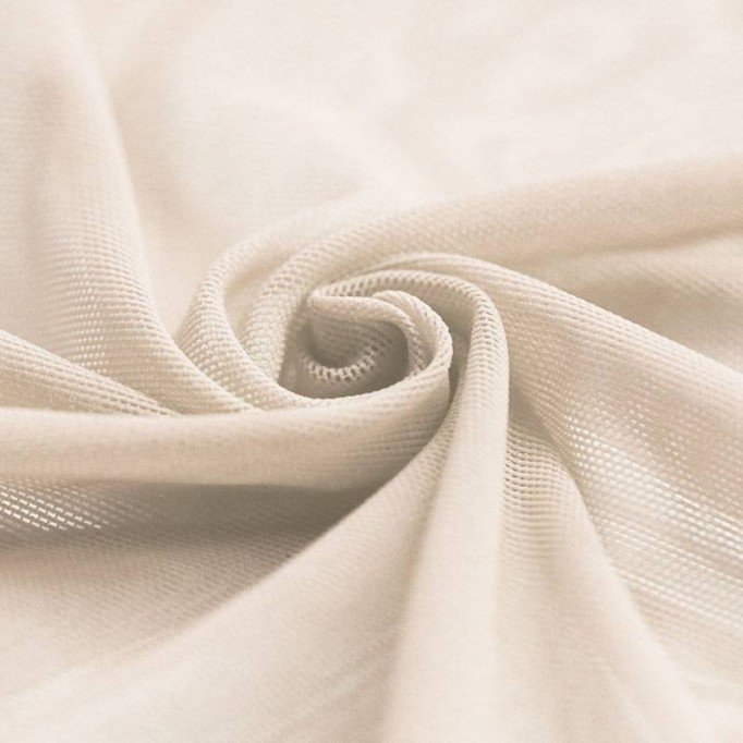Mesh Fabric Stretch Ecru - (Mesh Stretch Fabric)