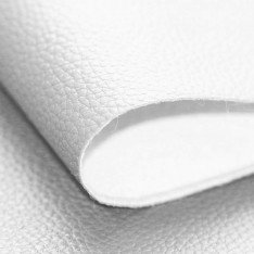 Tessuto Di Rivestimento In Similpelle Bianco