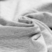 Jersey Stripes 1mm Black 2mm White - (Jersey Cotton Stripes)