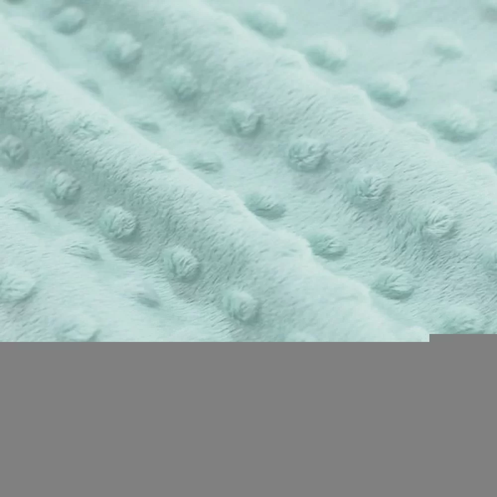 Tissu Minky Polaire Mer Verte