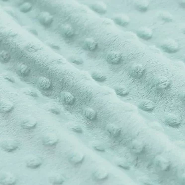 Minky Dotted Fleece Havgrøn - (Minky Dotted Fleece)