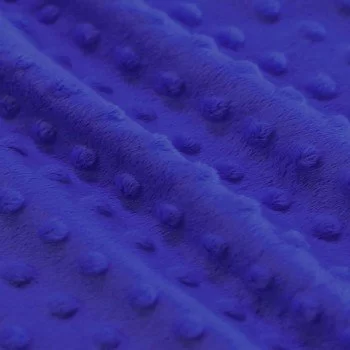 Tissu Minky Polaire Cobalt Tissu Minky Polaire Cobalt