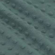 Tessuto Minky Pile Verde Antico