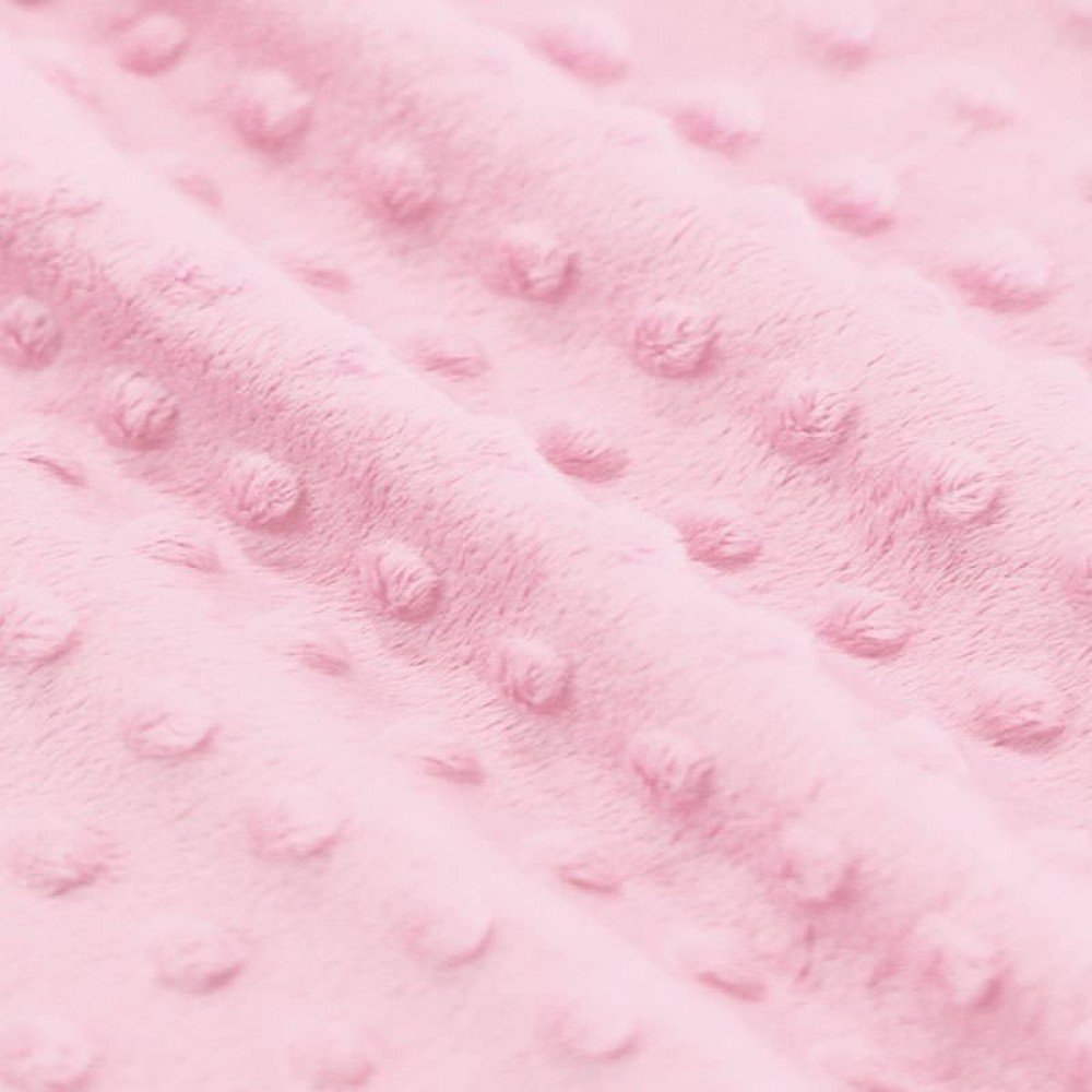 Minky Fleece Stoff Rosa