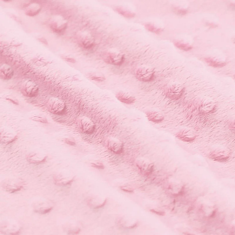 Tissu Minky Polaire Rose