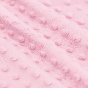 Minky Fleece Stoff Rosa - (Minky Fleece Stoffe)