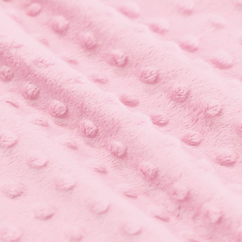 Minky Fleece Stof Roze