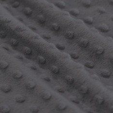 Minky Fleece Fabric Dark Grey
