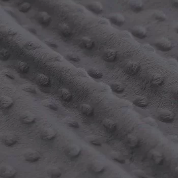 Tissu Minky Polaire Gris Foncé Tissu Minky Polaire Gris Foncé