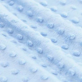 Tissu Minky Polaire Bleu Clair Tissu Minky Polaire Bleu Clair