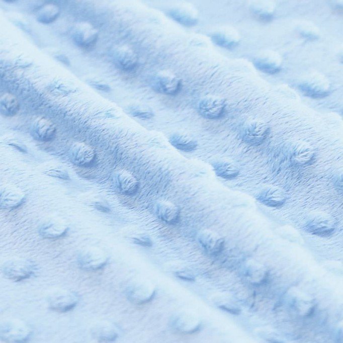 Tessuto Minky Pile Blu Chiaro - (Tessuto Minky Pile )