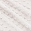 Tissu Minky Polaire Écru - (Tissu Minky a Pois)