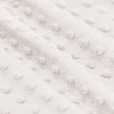 Minky Fleece Fabric Ecru