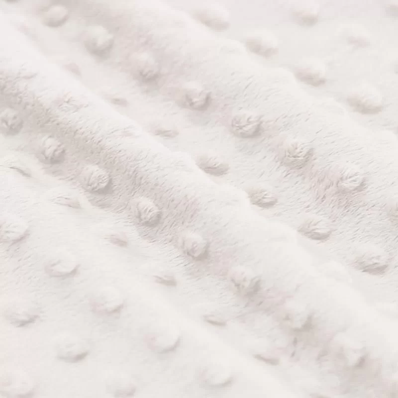 Minky Fleece Stof Ecru