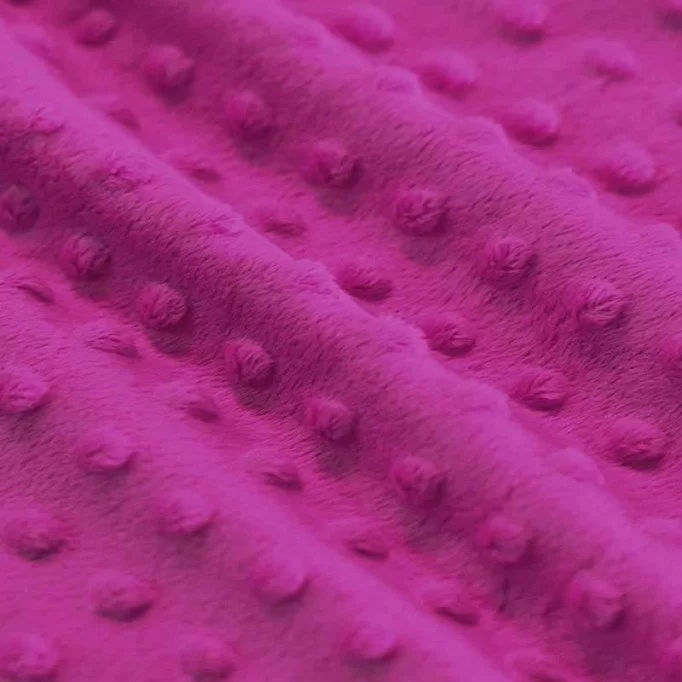 Minky Fleece Stoff Fuchsia - (Minky Fleece Stoffe)