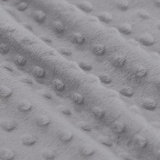Minky Fleece Fabric Grey