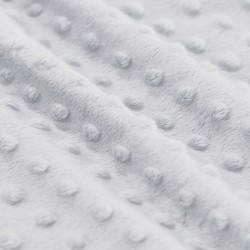 Minky Fleece Stof Licht Grijs Minky Fleece Stof Licht Grijs