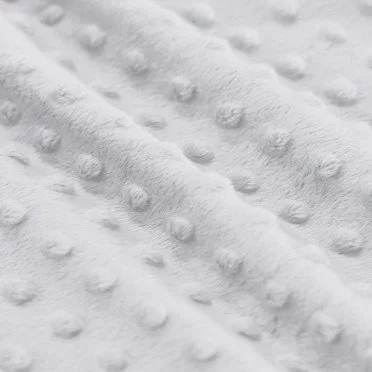 Minky Fleece Fabric Light Grey - (Minky Fleece Fabric)