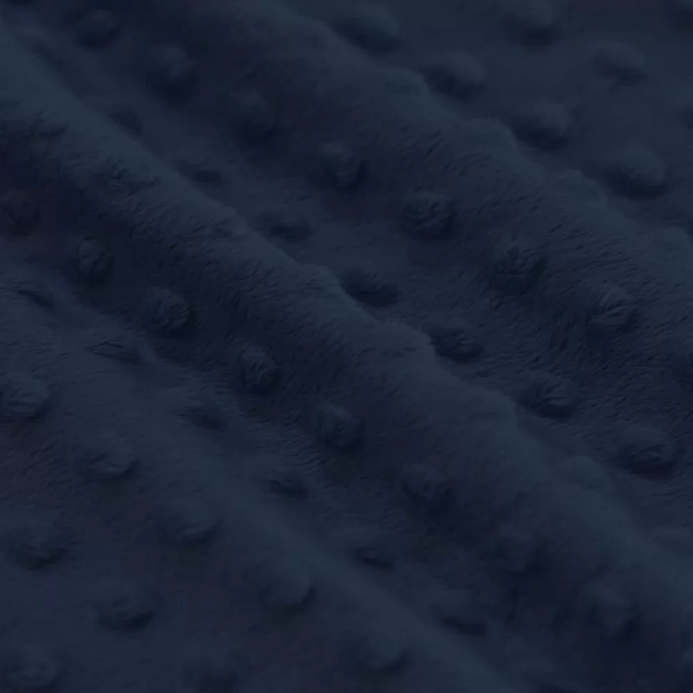 Tissu Minky Polaire Marine