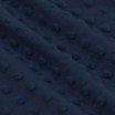 Tissu Minky Polaire Marine - (Tissu Minky a Pois)