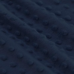 Minky Fleece Stoff Marine