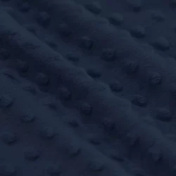 Minky Dotted Fleece Navy Minky Dotted Fleece Navy