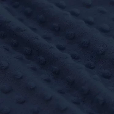 Minky Fleece Stof Marine - (Minky Fleece Stof)