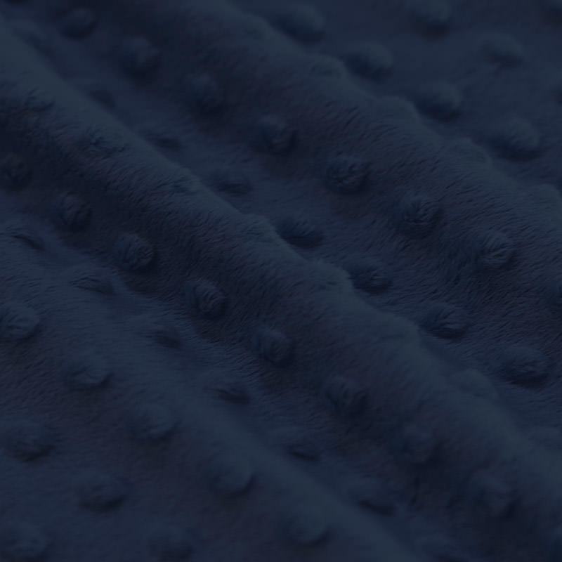 Minky Fleece Stof Marine