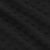 Minky Fleece Stoff Schwarz