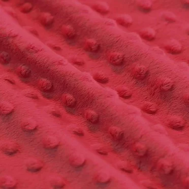 Minky Fleece Fabric Red - (Minky Fleece Fabric)
